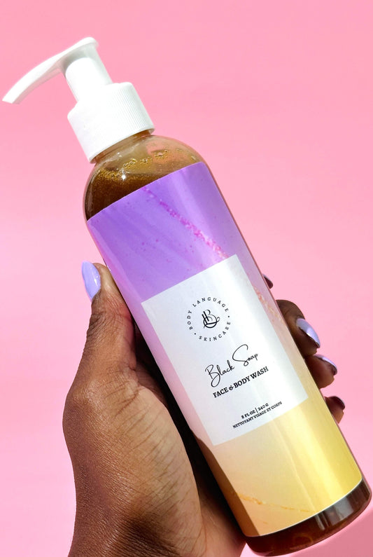 BLACK SOAP FACE & BODY WASH
